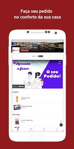 Android application Mercado O Baratão screenshort