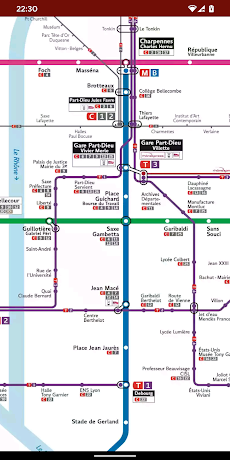 Lyon Metro Map (Offline)のおすすめ画像2