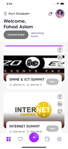 Imbizo Events Screen 3