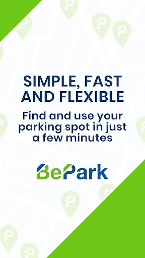 Android application BePark screenshort