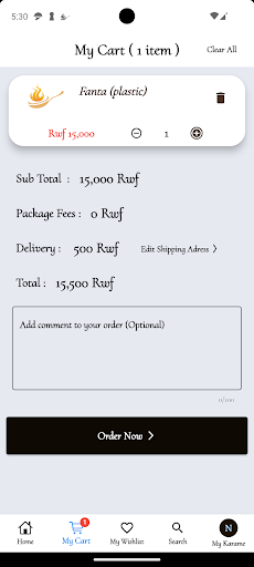 Karame Food Screenshot
