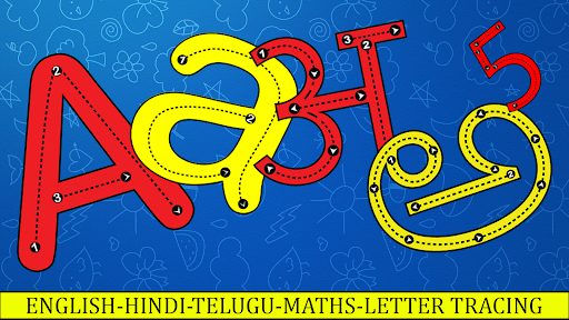 Android application Letter Tracing screenshort
