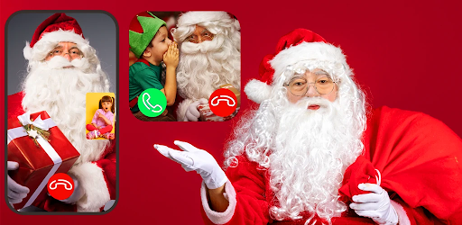 Android application Santa Claus Prank video Call screenshort
