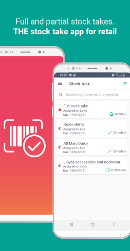 Android application Saledock Stock Control screenshort