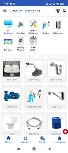 ServIndia Customer App Screen 3