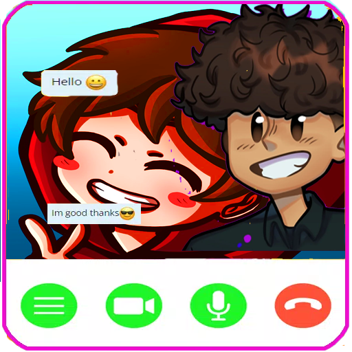 chat cash and nico video call logo