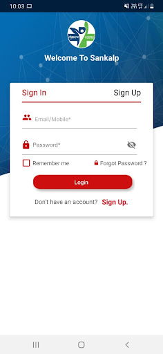 Android application Sankalp Hospital screenshort