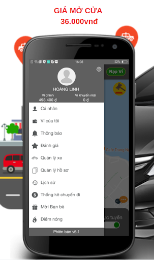 Android application GV Driver - Dành cho tài xế screenshort