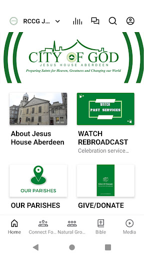 Android application JESUS HOUSE ABERDEEN screenshort