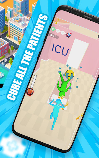 Android application Hospital Tycoon: Idle 3D screenshort