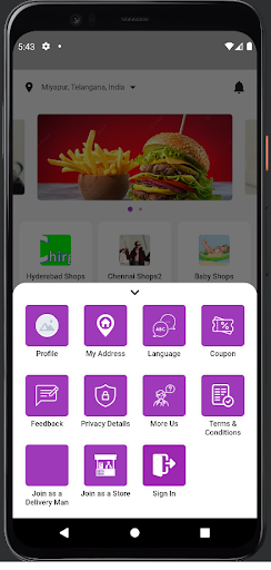 Chirga.com Food, Shopping More Screen 2