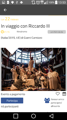 Android application Bologna Agenda Cultura screenshort