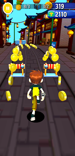 Android application Ben Super Aliens 10 Runner 3D screenshort