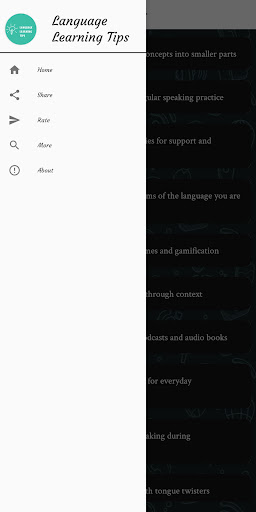 Language Learning Tips Screen 3