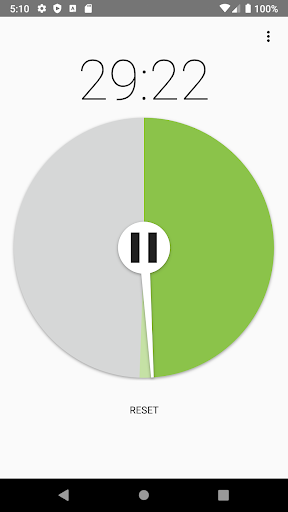 Android application MeditationTime screenshort