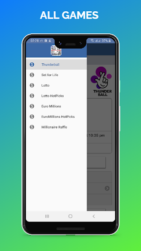 Android application UK Lottery Results screenshort