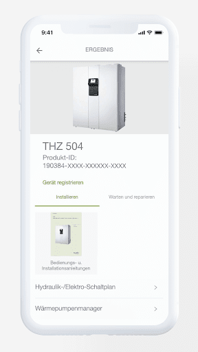 Android application tecalor Service App screenshort