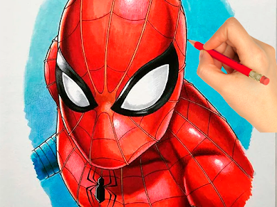 √70以上 書き方 スパイダ��マン イラスト 簡単 161658-���ラスト スパイダーマン ��き方 簡単
