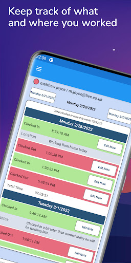 ClockIn Pal Work Time Tracker