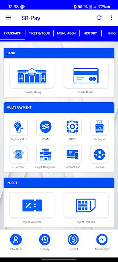 SRPAY MULTI PAYMENT Screen 2