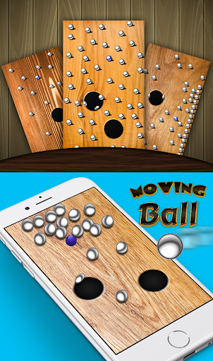 Moving Balls into hole Screen 3