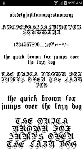 Fonts Message Maker Screen 3