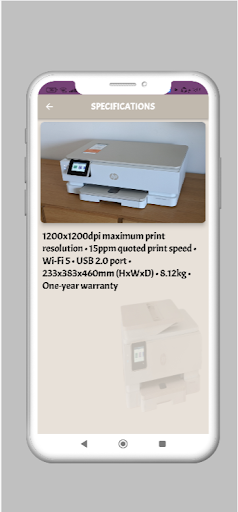HP envy 7920e printer guide Screen 2