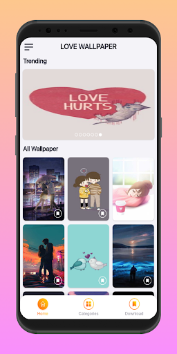 Android application Love Wallpaper 2023 screenshort