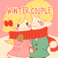 Winter Couple Тема+HOME