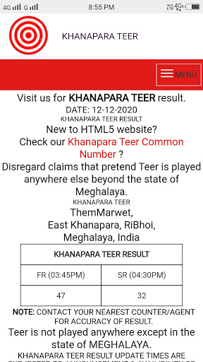 Android application KHANAPARA TEER (Official App) screenshort