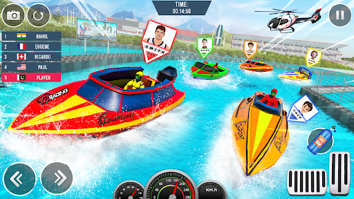 Android application Jet Ski Speed Boat Stunts Race screenshort