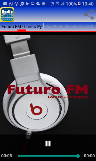 Android application Futuro FM 93.5 screenshort