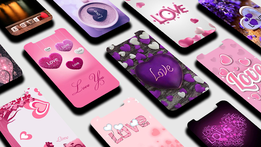 Android application Love Wallpaper screenshort