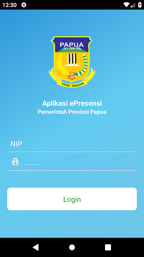 ePresensi Papua Screen 2