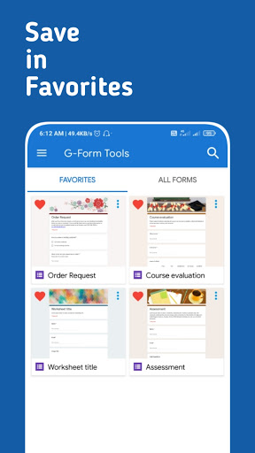 G-Form Tools - Autofill Forms Screenshot 3 - AppWisp.com