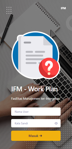 Android application IFM Workplan screenshort