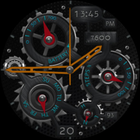 W-Design WOS055 - Watch Face Screen 2