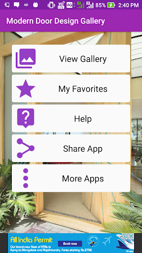 Android application Modern Door Design screenshort