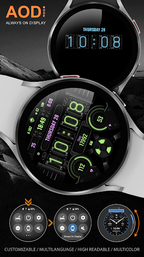 WFP 235 Nixie watch face screenshot 23