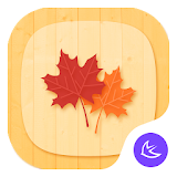 Simple Autumn leaves APUS theme & wallpapers icon