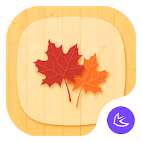Simple Autumn leaves APUS theme  wallpapers