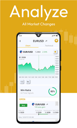 Hipster Trader -Trading View Screen 3