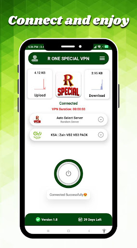 R ONE SPECIAL VIP VPN Screen 3