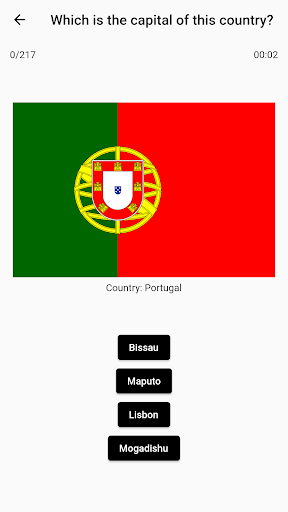 Learn the countries Screen 3
