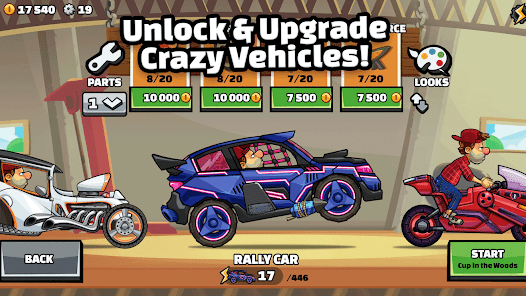 Hill Climb Racing 2 v1.57.0 MOD APK (Unlimited Money/All Cars Unlocked) Gallery 2