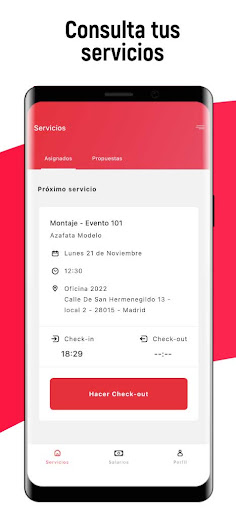 Workout Events Screen 2