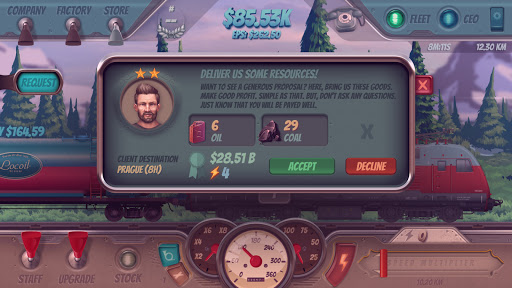 Android application LocoMoney: Idle Train Tycoon screenshort