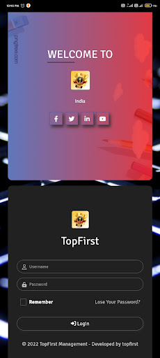 Android application TopFirst - Student app screenshort