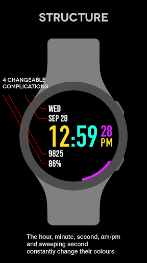 Glownimation Watch Face screenshot 12