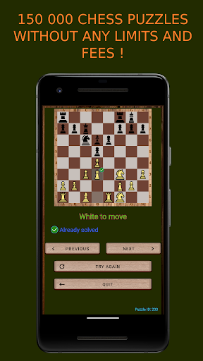 Android application Chess - Puzzles & Online Games screenshort